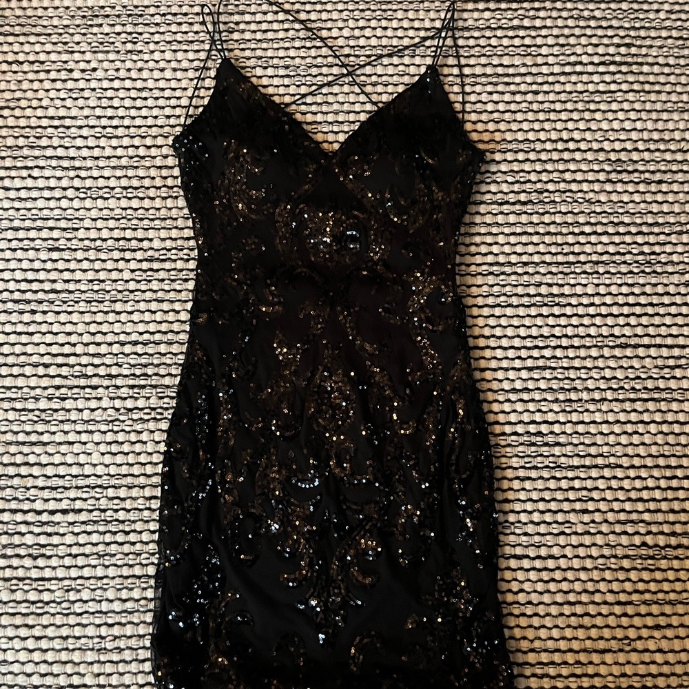 Windsor Black Sequin Dress